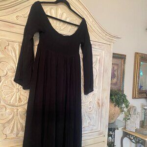 NWT TORRID SIZE 12/14 BLACK OFF SHOULDER SEXY BELL SLEEVES DRESS